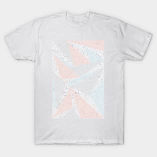 Terrazzo Poster XI Graphic Pastel Triangles T-Shirt